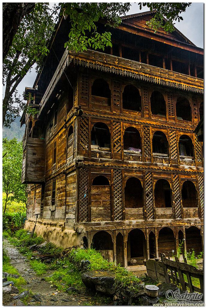 A century old house having 5 storeys in Naukot Village, Leepa Valley, Azad Jammu & Kashmir, Pakistan