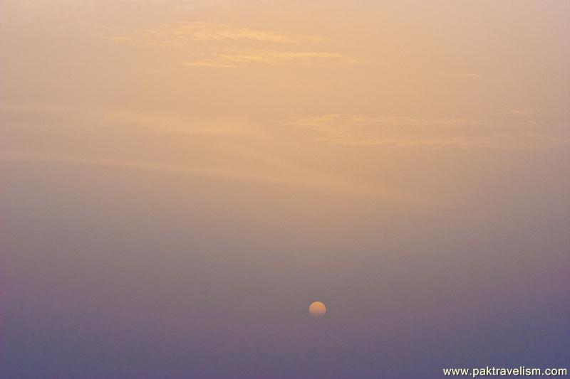 Sunset at Gorakh Hills, Dadu