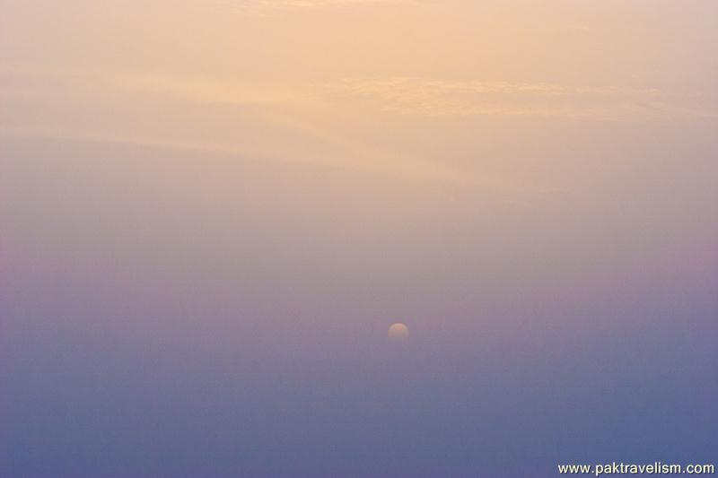 Sunset at Gorakh Hills, Dadu